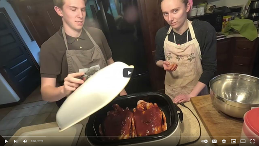 BBQ Duck - Hickory Apple BBQ Sauce from Nine Diamond Ranch