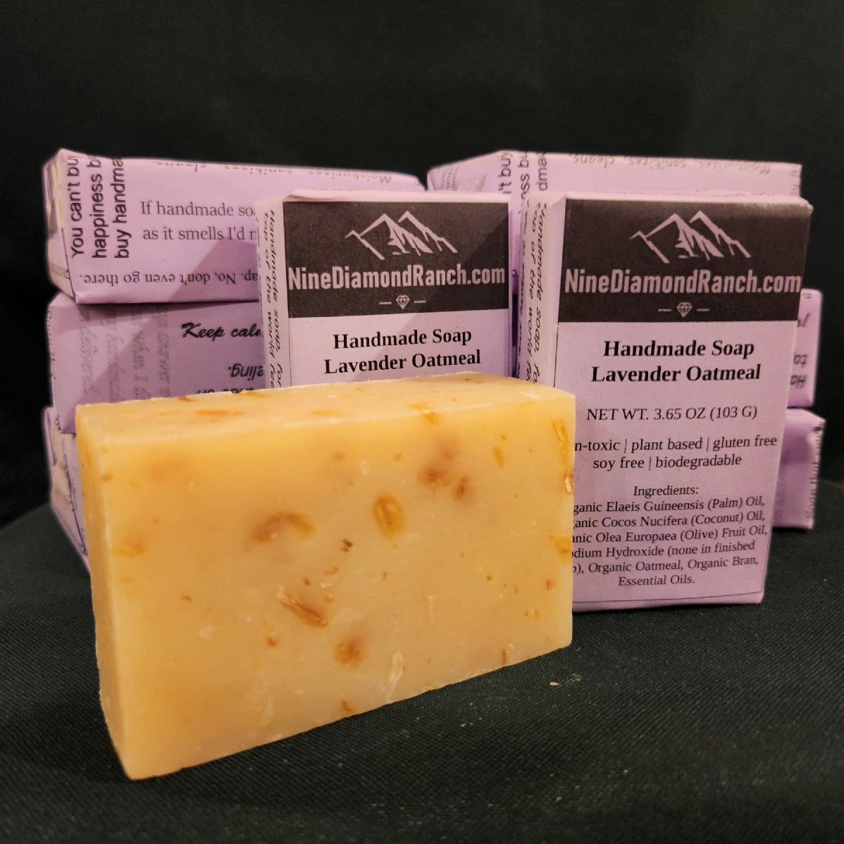 Handmade Soap Lavender Oatmeal - Organic