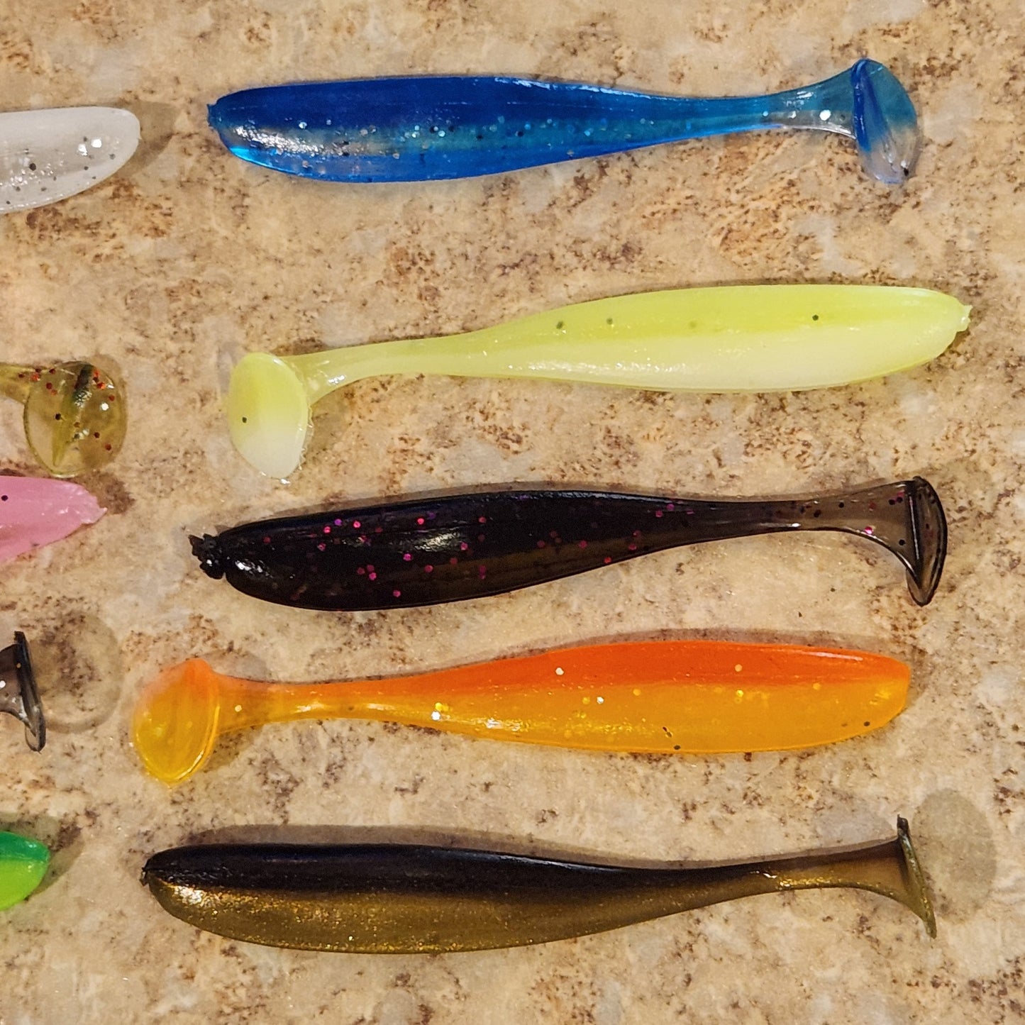 Soft Plastic Minnows set of 10 SkuC10