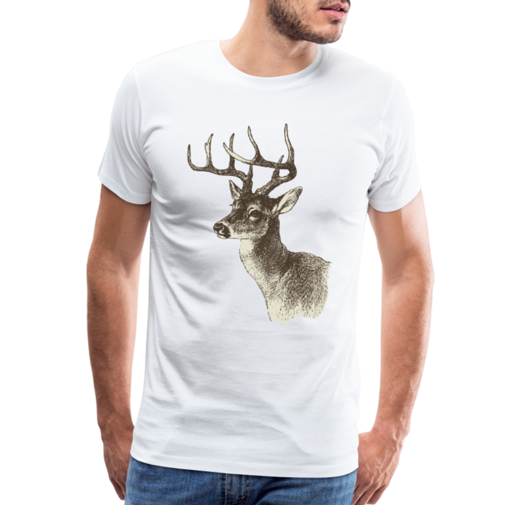 Men's Deer Shirt - white