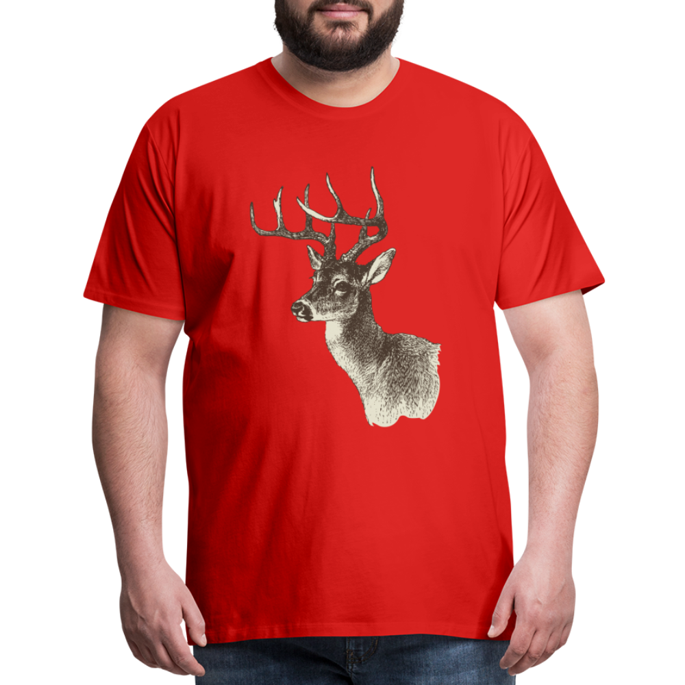 Men's Deer Shirt - red