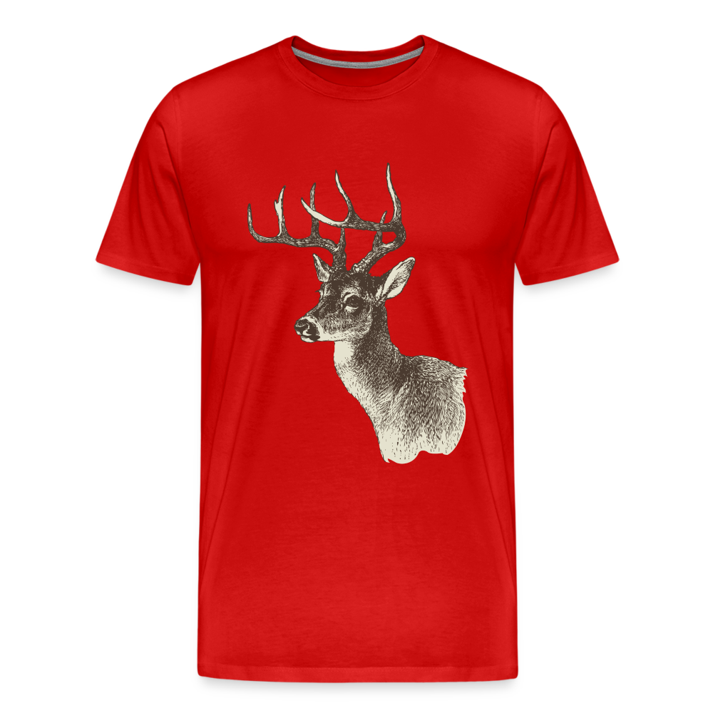Men's Deer Shirt - red