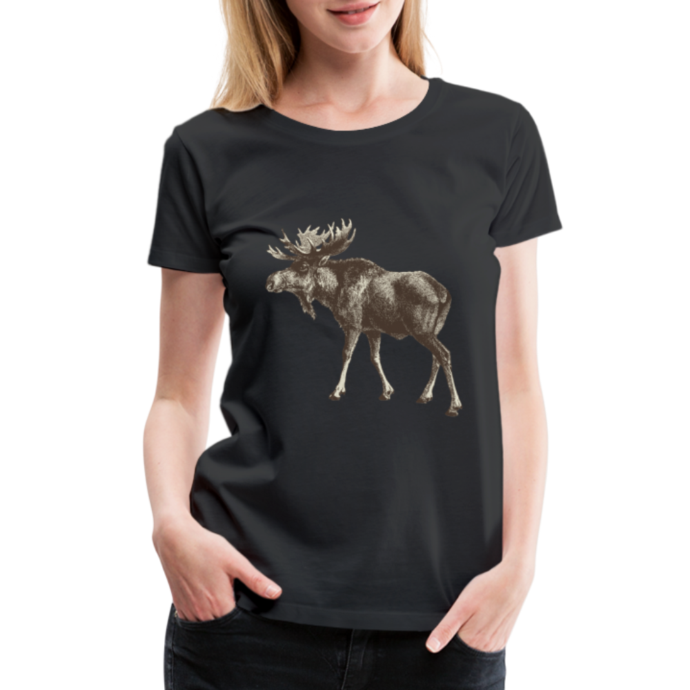 Women's Moose Shirt - black