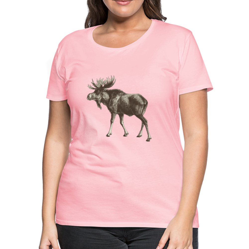 Women's Moose Shirt - pink