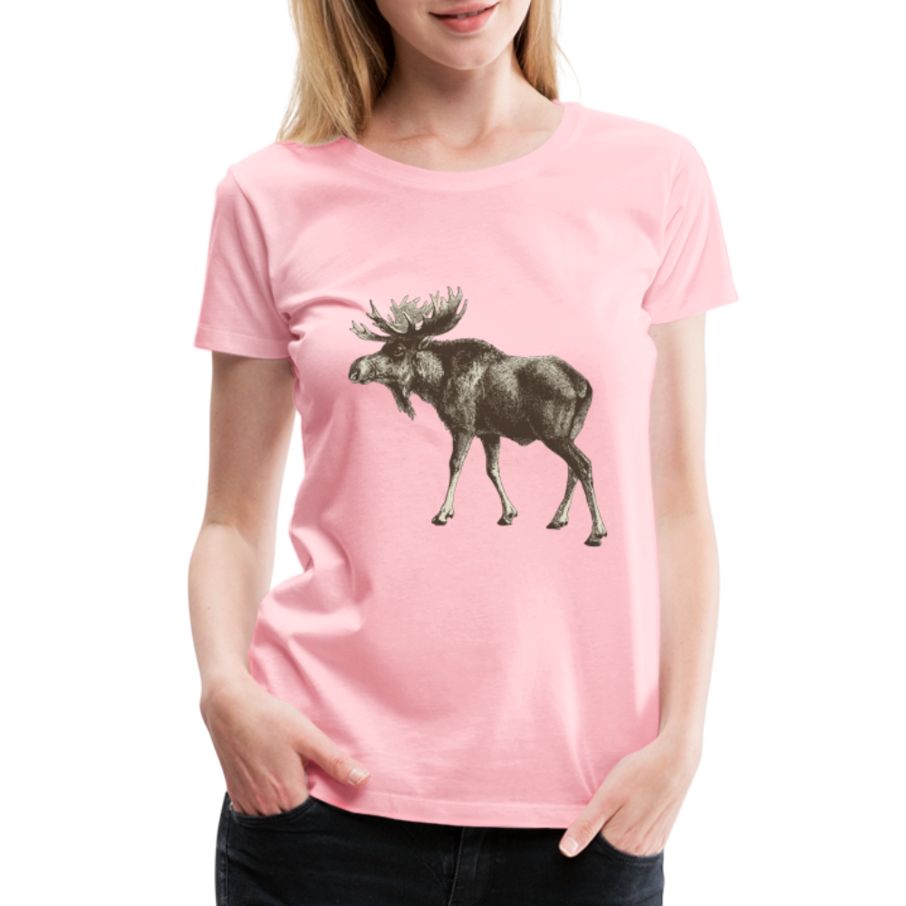 Women's Moose Shirt - pink