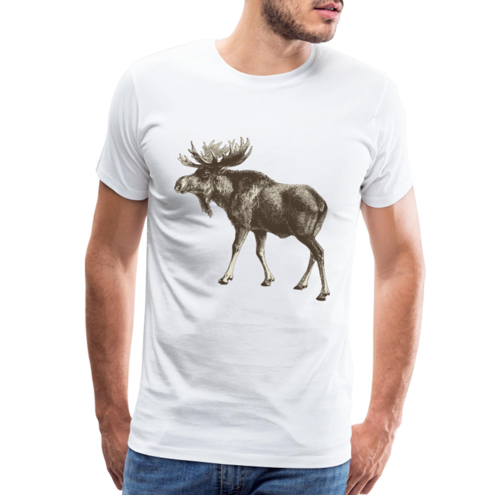 Men's Moose Shirt - white