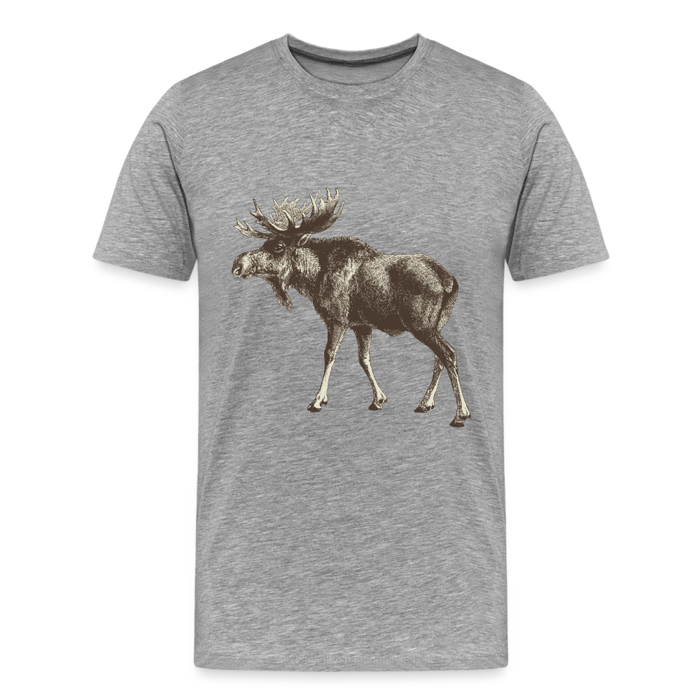 Men's Moose Shirt - heather gray
