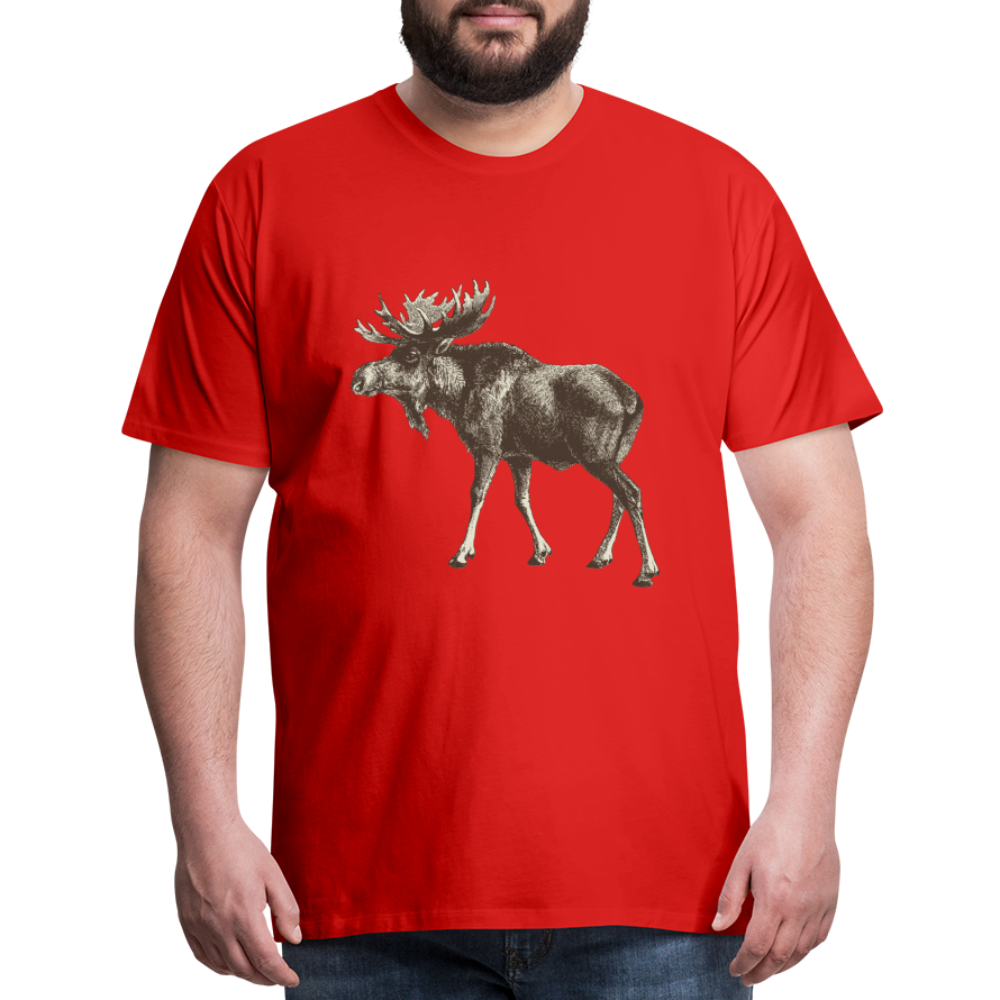 Men's Moose Shirt - red