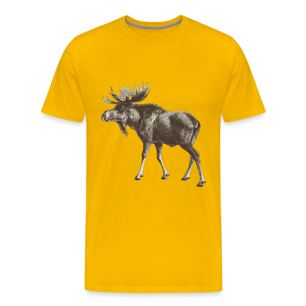 Men's Moose Shirt - sun yellow