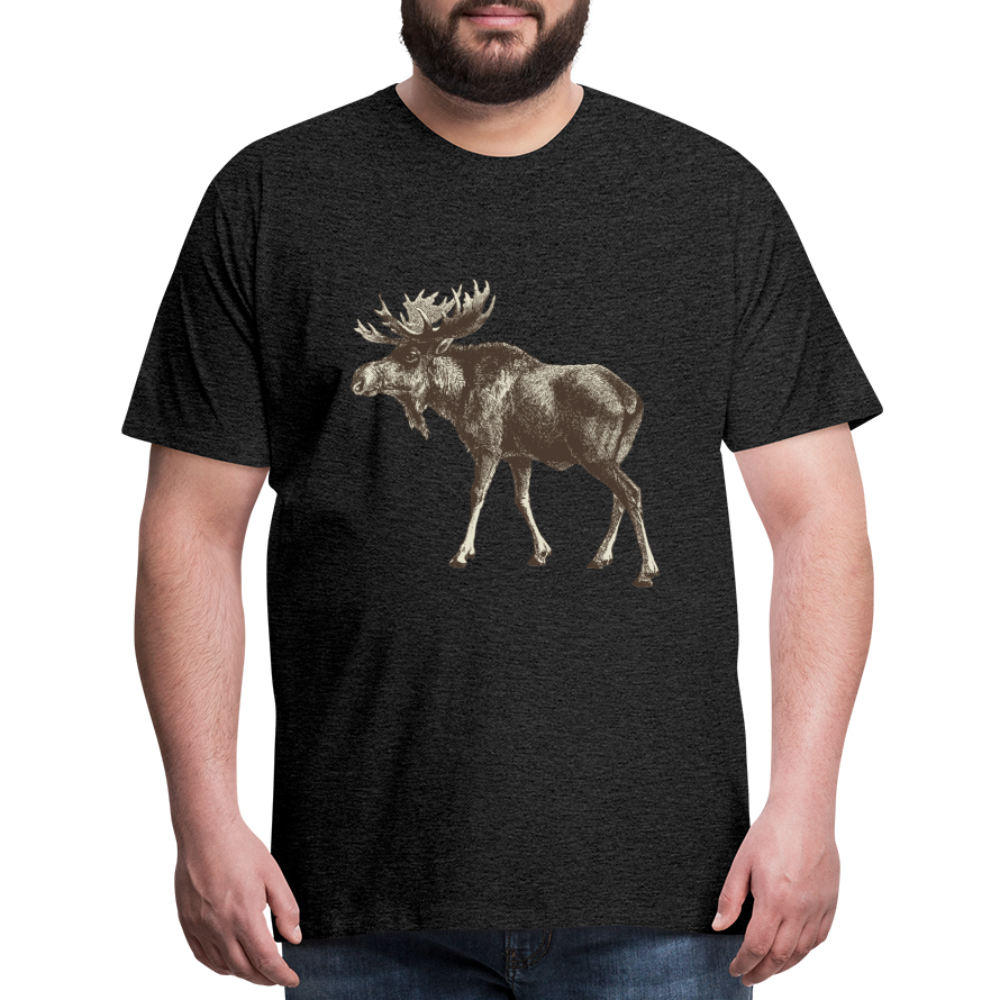 Men's Moose Shirt - charcoal grey