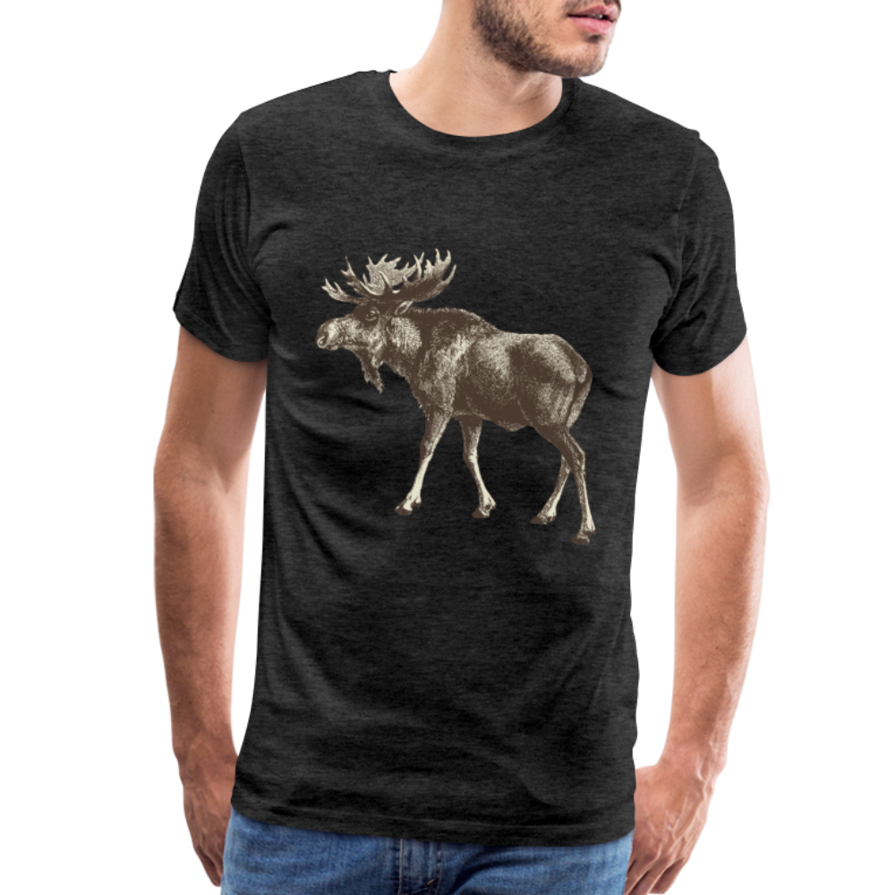 Men's Moose Shirt - charcoal grey