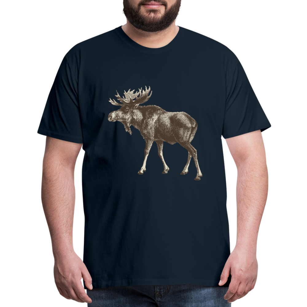 Men's Moose Shirt - deep navy