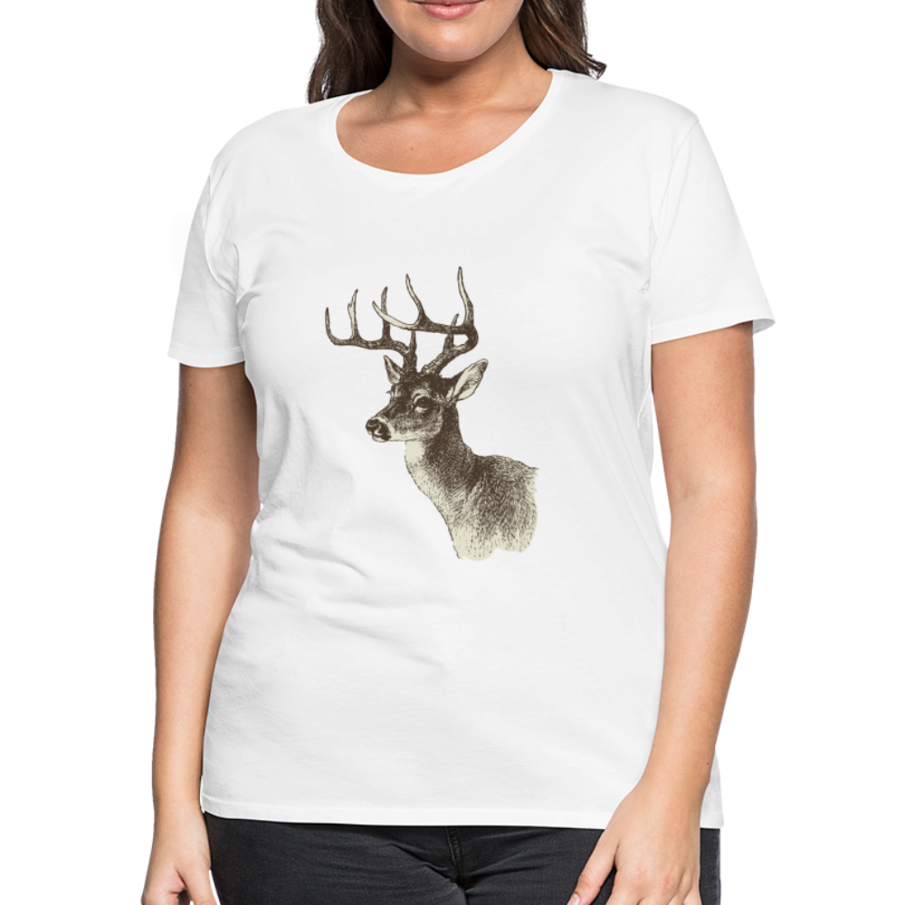 Women's Deer Shirt - white
