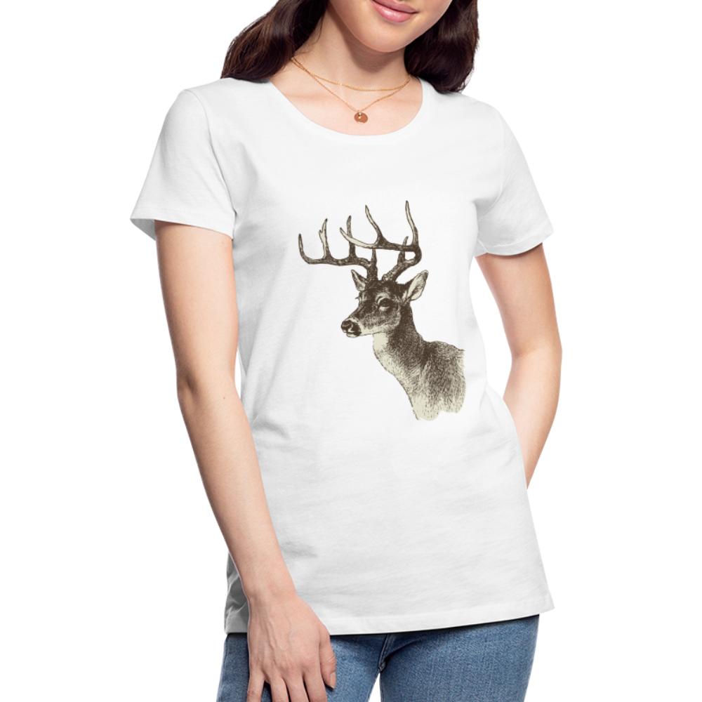 Women's Deer Shirt - white