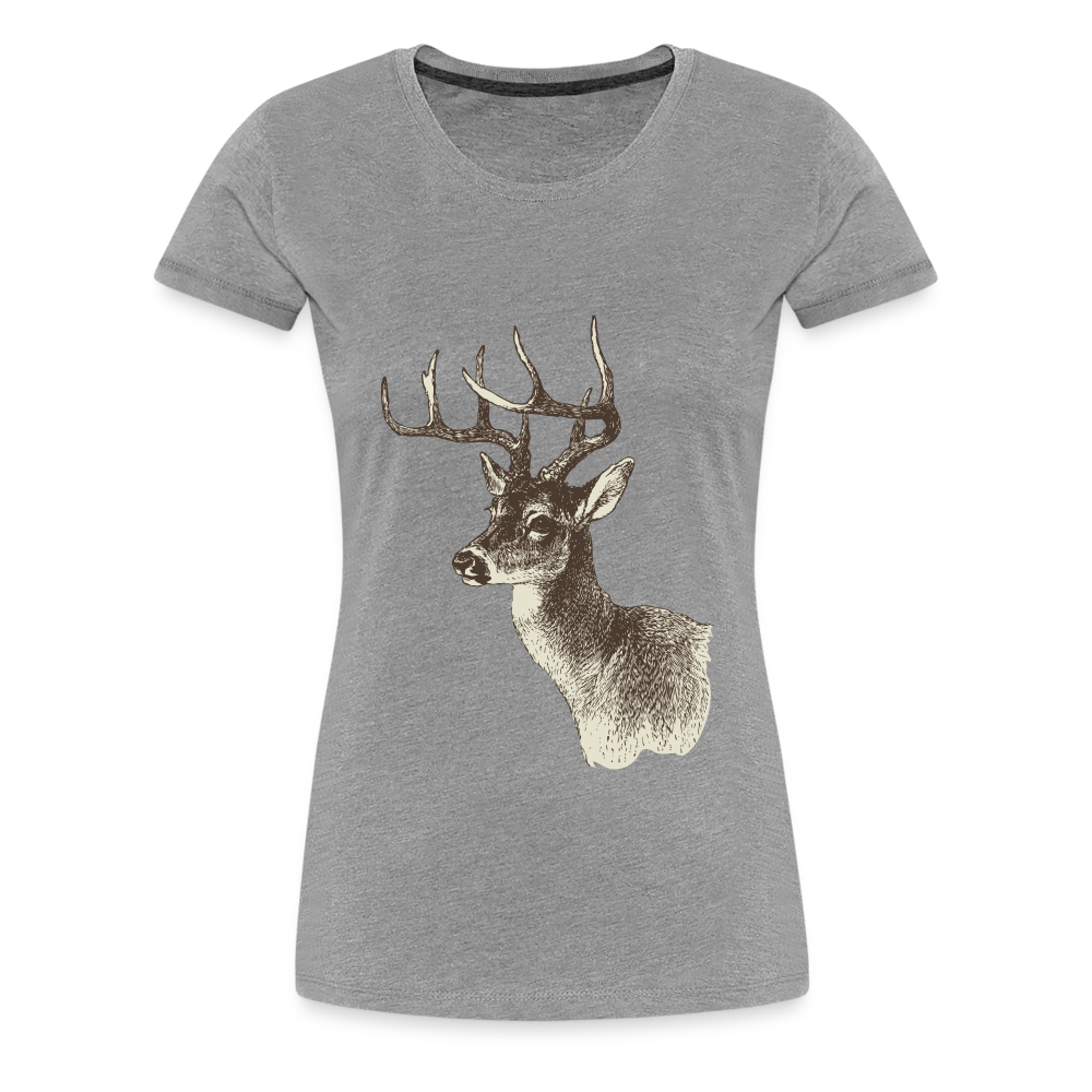 Women's Deer Shirt - heather gray