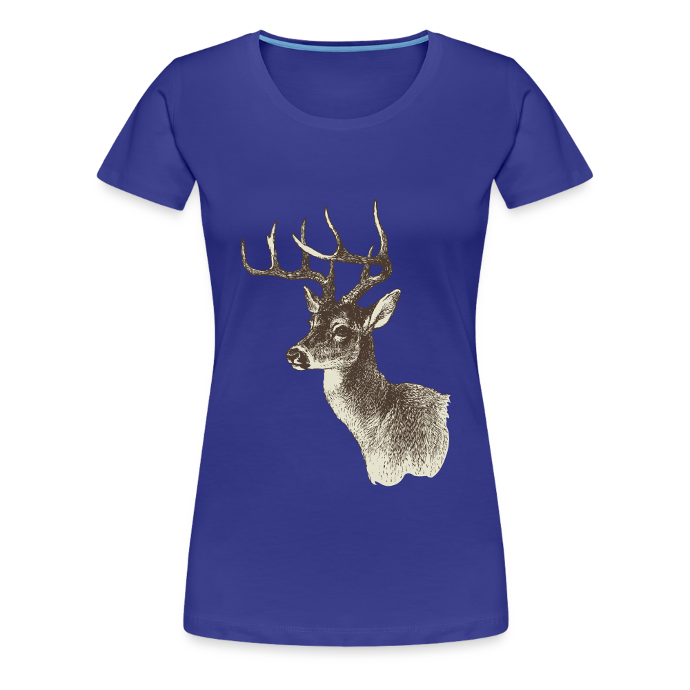 Women's Deer Shirt - royal blue