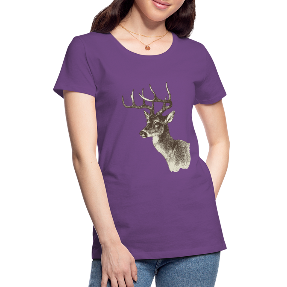 Women's Deer Shirt - purple