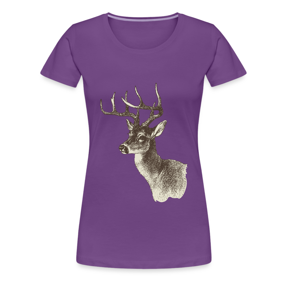 Women's Deer Shirt - purple