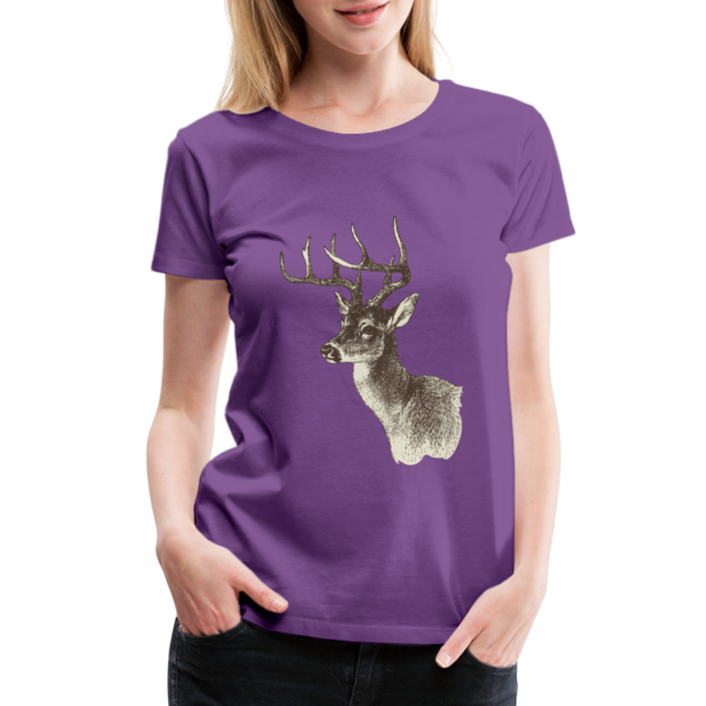 Women's Deer Shirt - purple