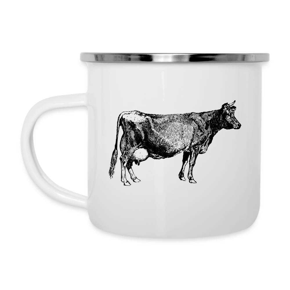 Camper Mug 12oz, Home Is Where The Herd Is - white