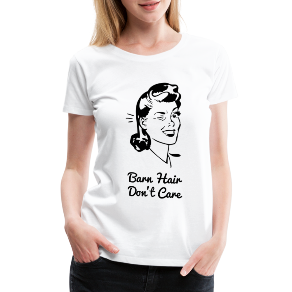 Women’s Barn Hair Don't Care - white