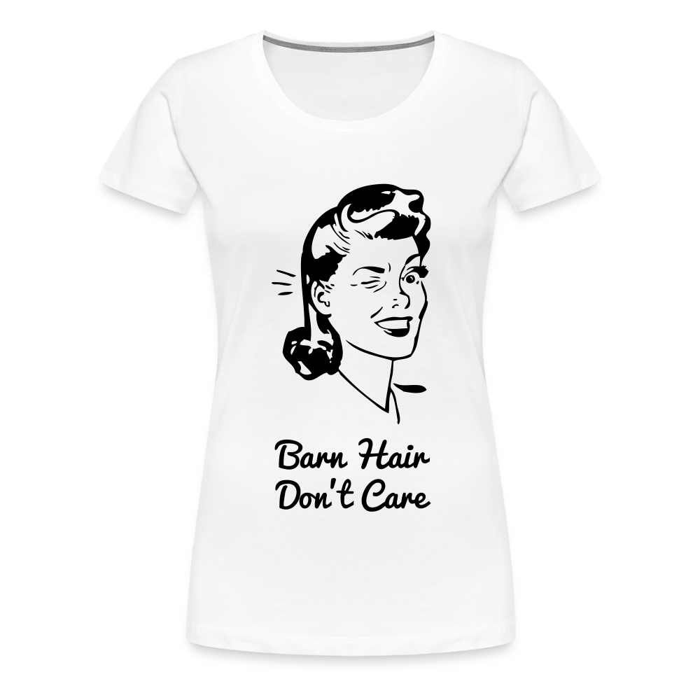 Women’s Barn Hair Don't Care - white