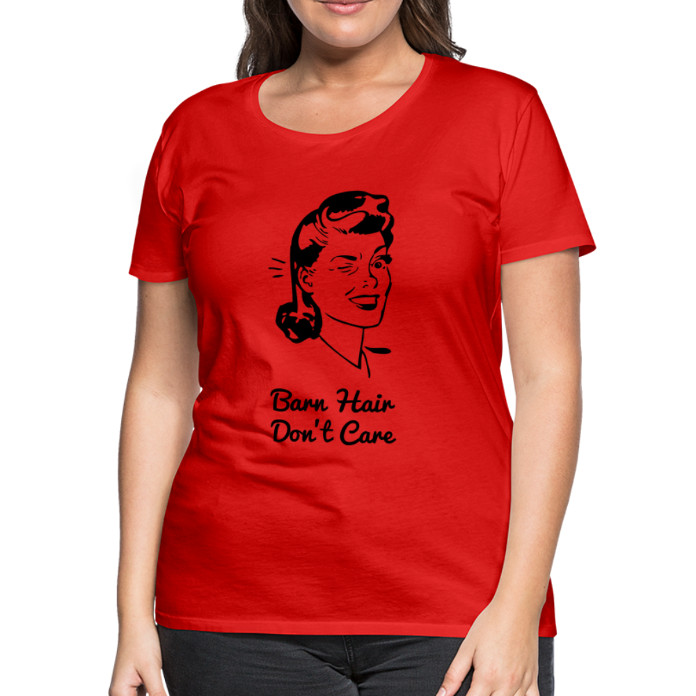 Women’s Barn Hair Don't Care - red