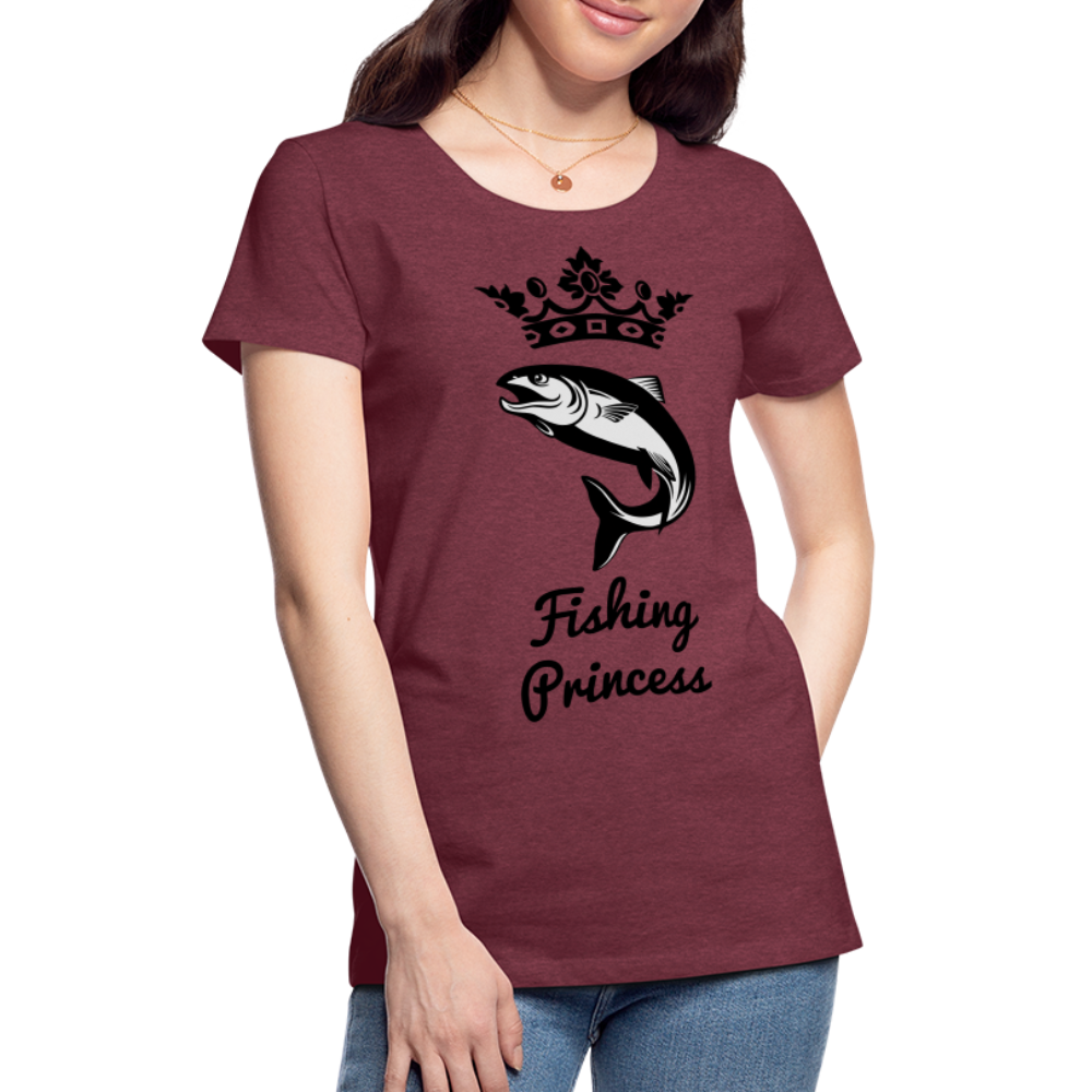Women’s Fishing Princess - heather burgundy