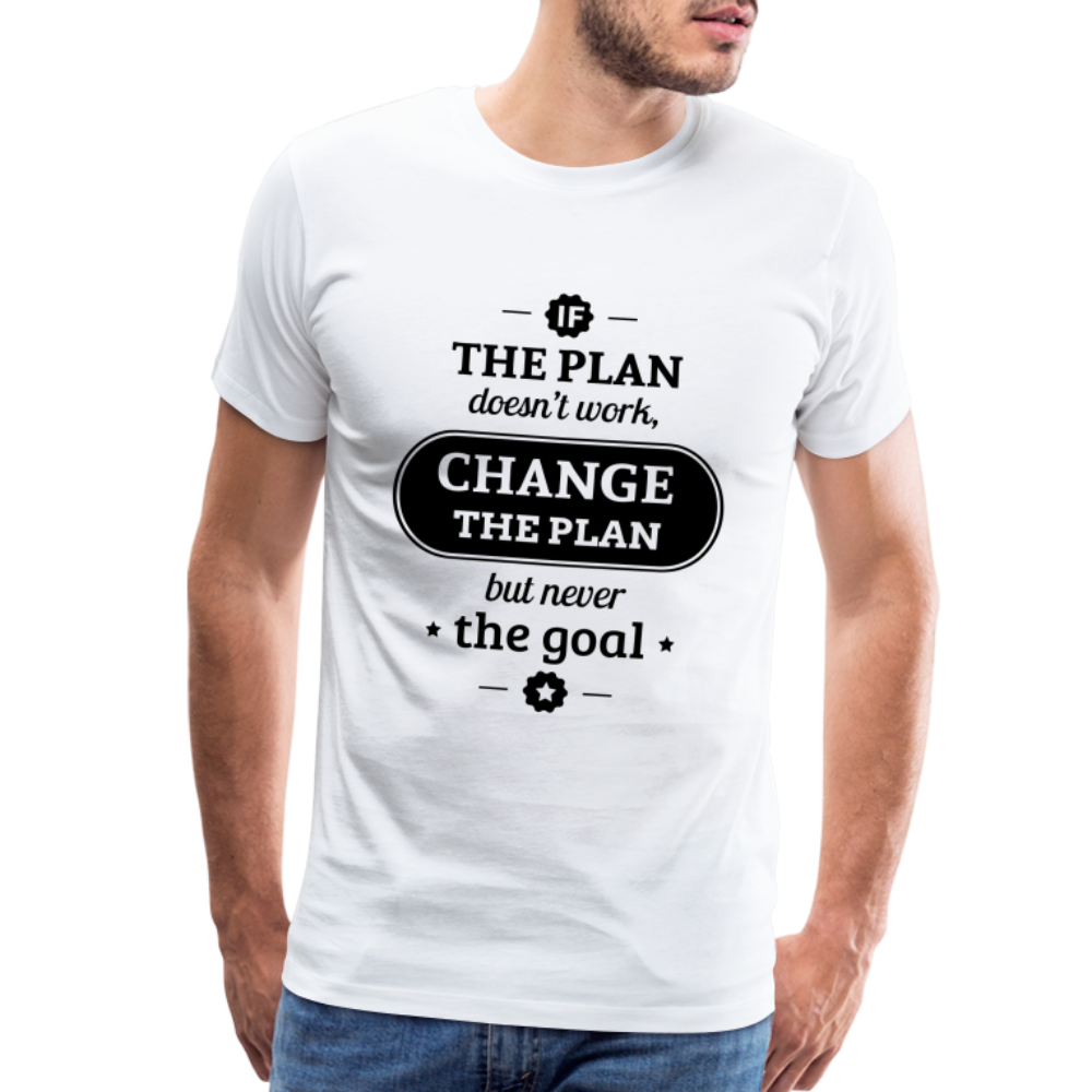 Men's If the Plan - white