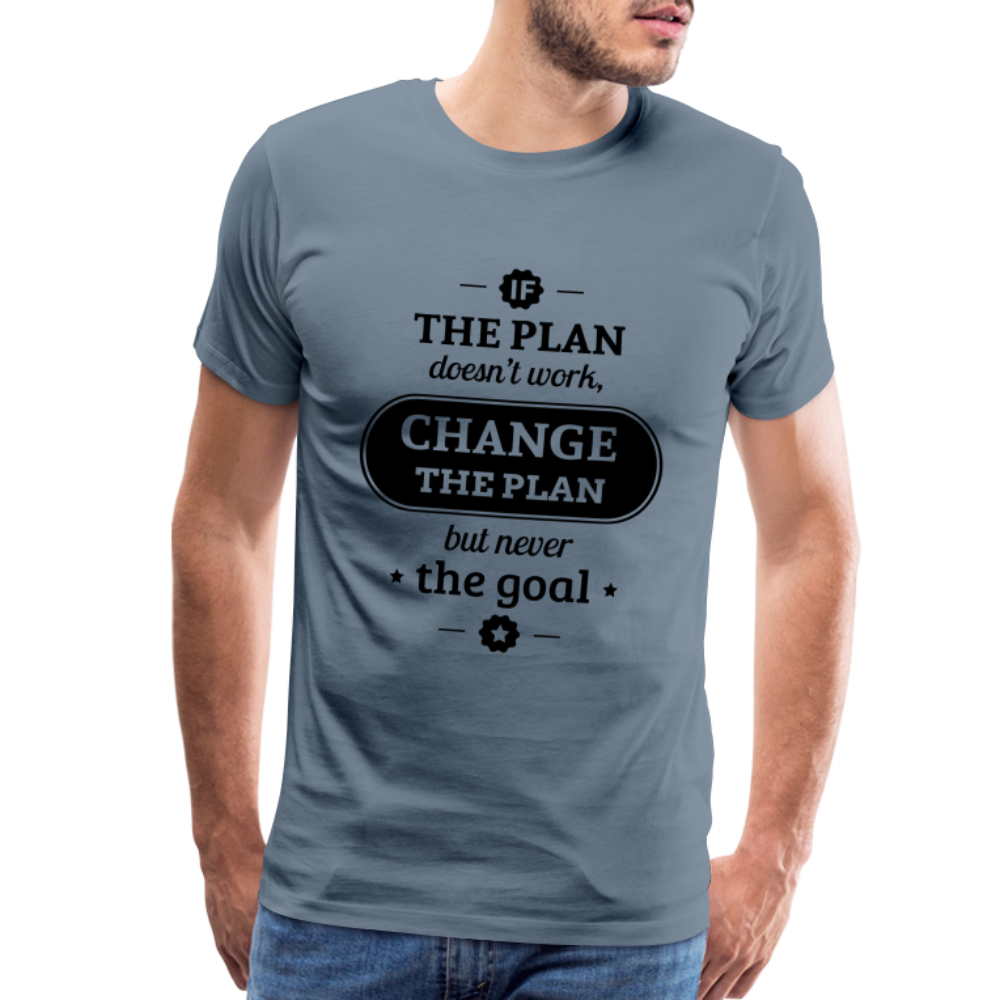 Men's If the Plan - steel blue