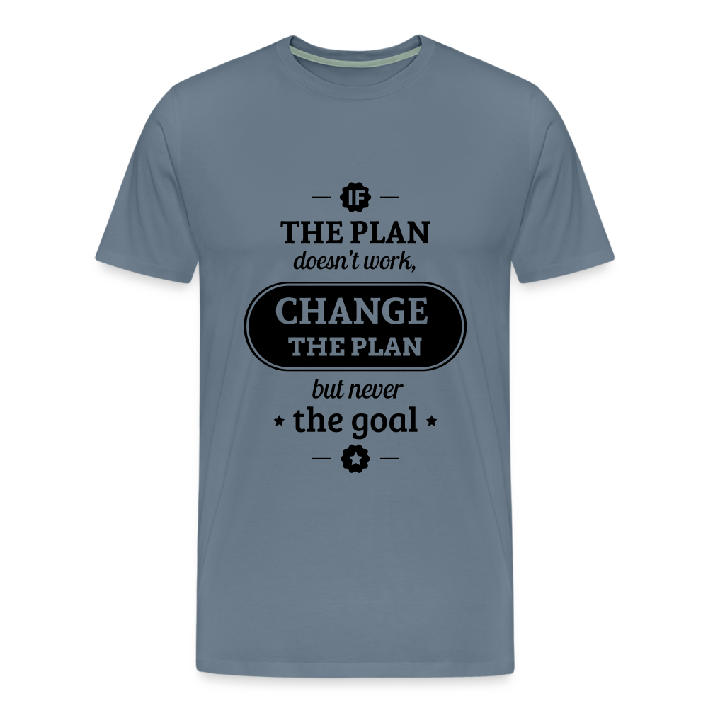 Men's If the Plan - steel blue