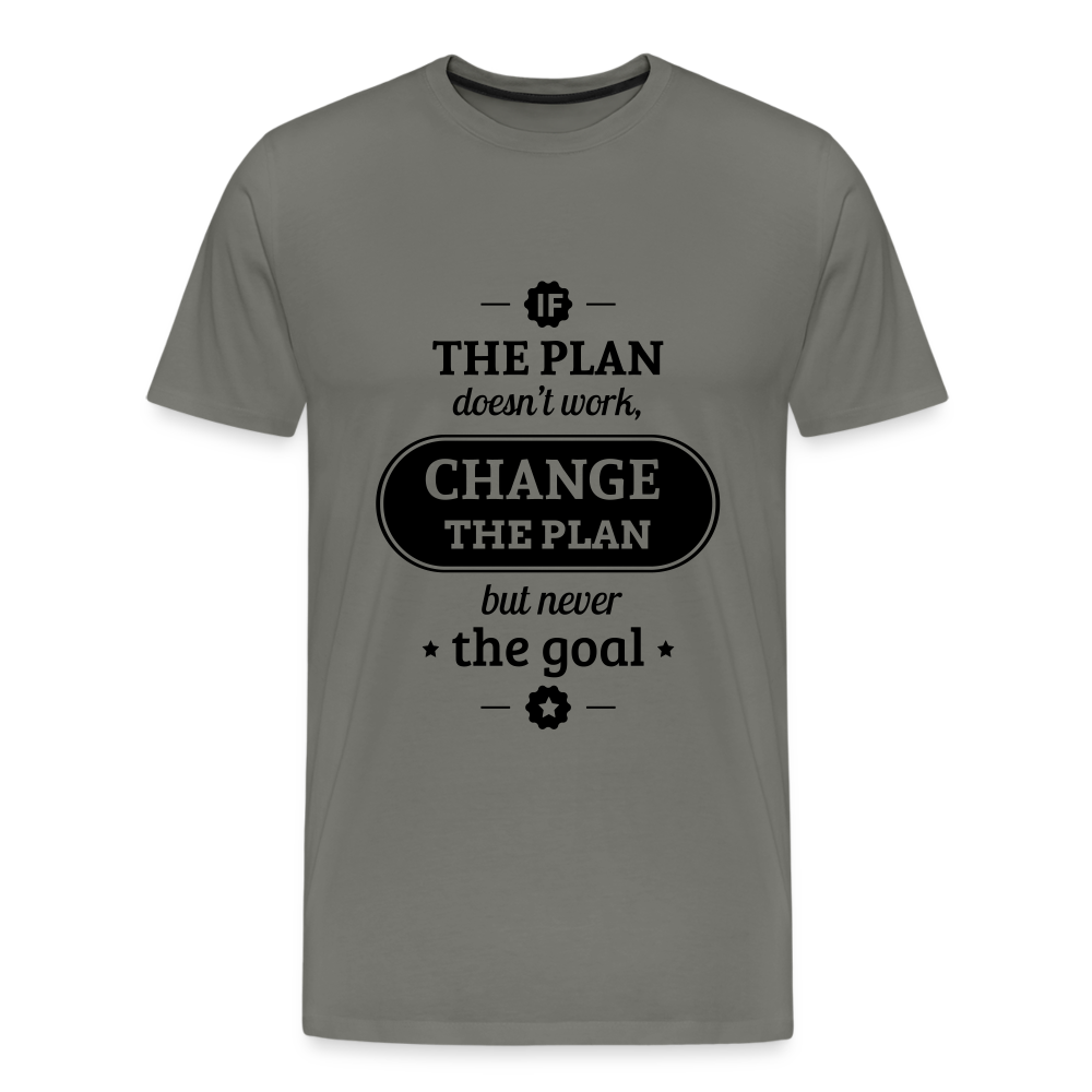 Men's If the Plan - asphalt gray