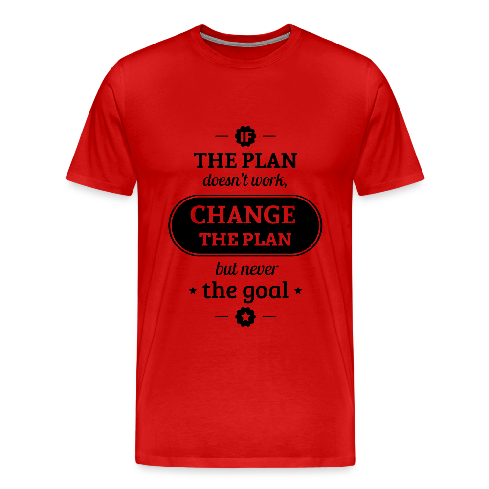Men's If the Plan - red