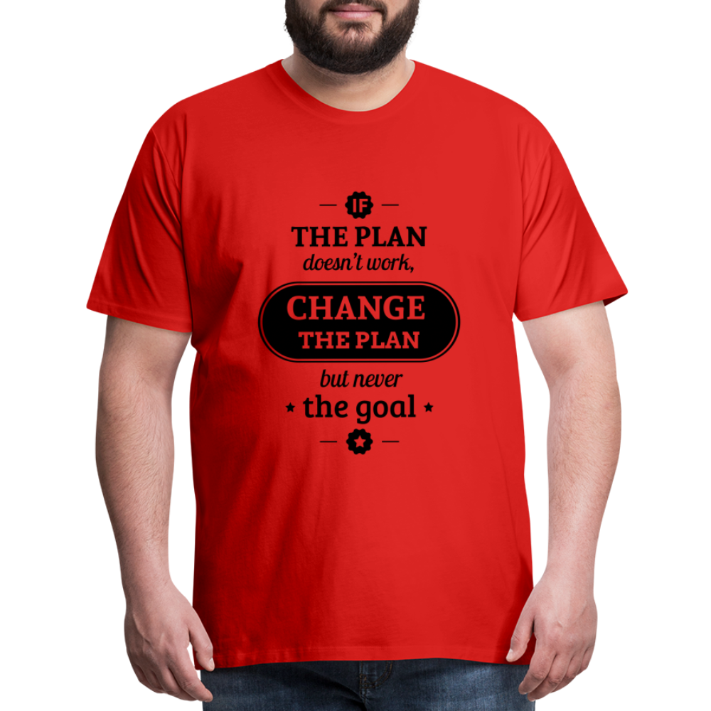 Men's If the Plan - red