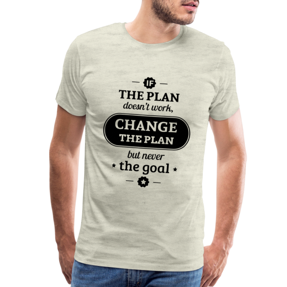 Men's If the Plan - heather oatmeal