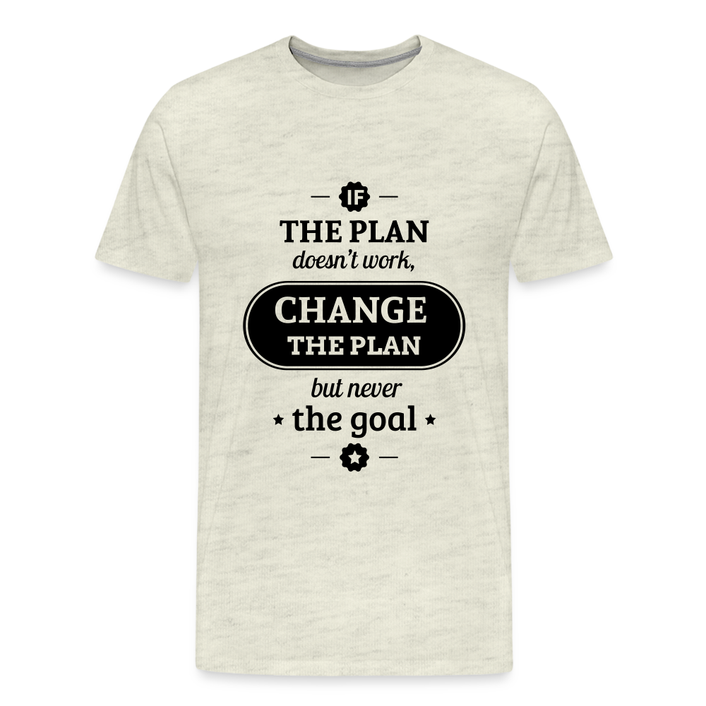 Men's If the Plan - heather oatmeal