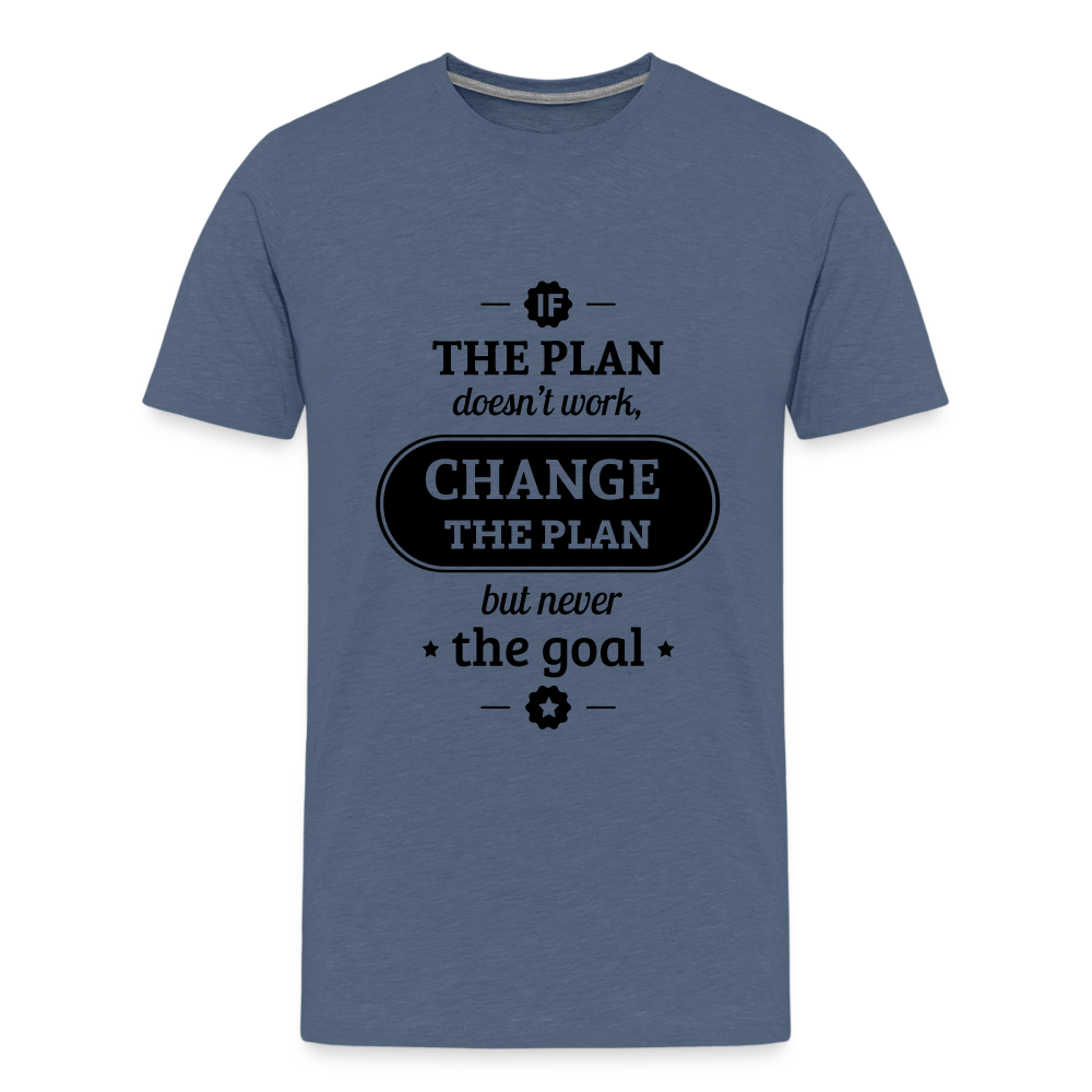 Men's If the Plan - heather blue