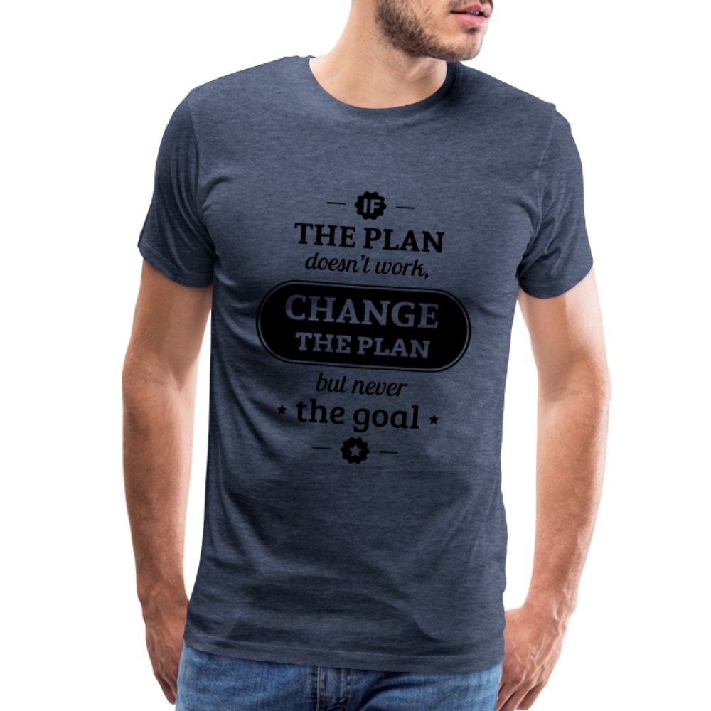 Men's If the Plan - heather blue