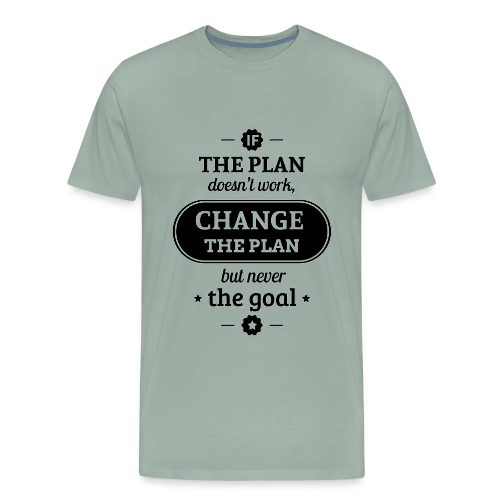 Men's If the Plan - steel green