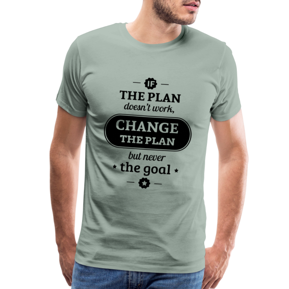 Men's If the Plan - steel green