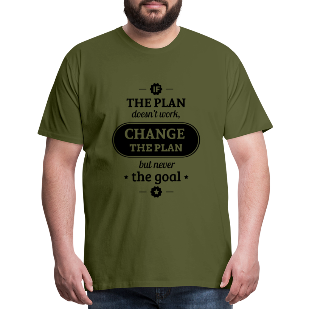 Men's If the Plan - olive green