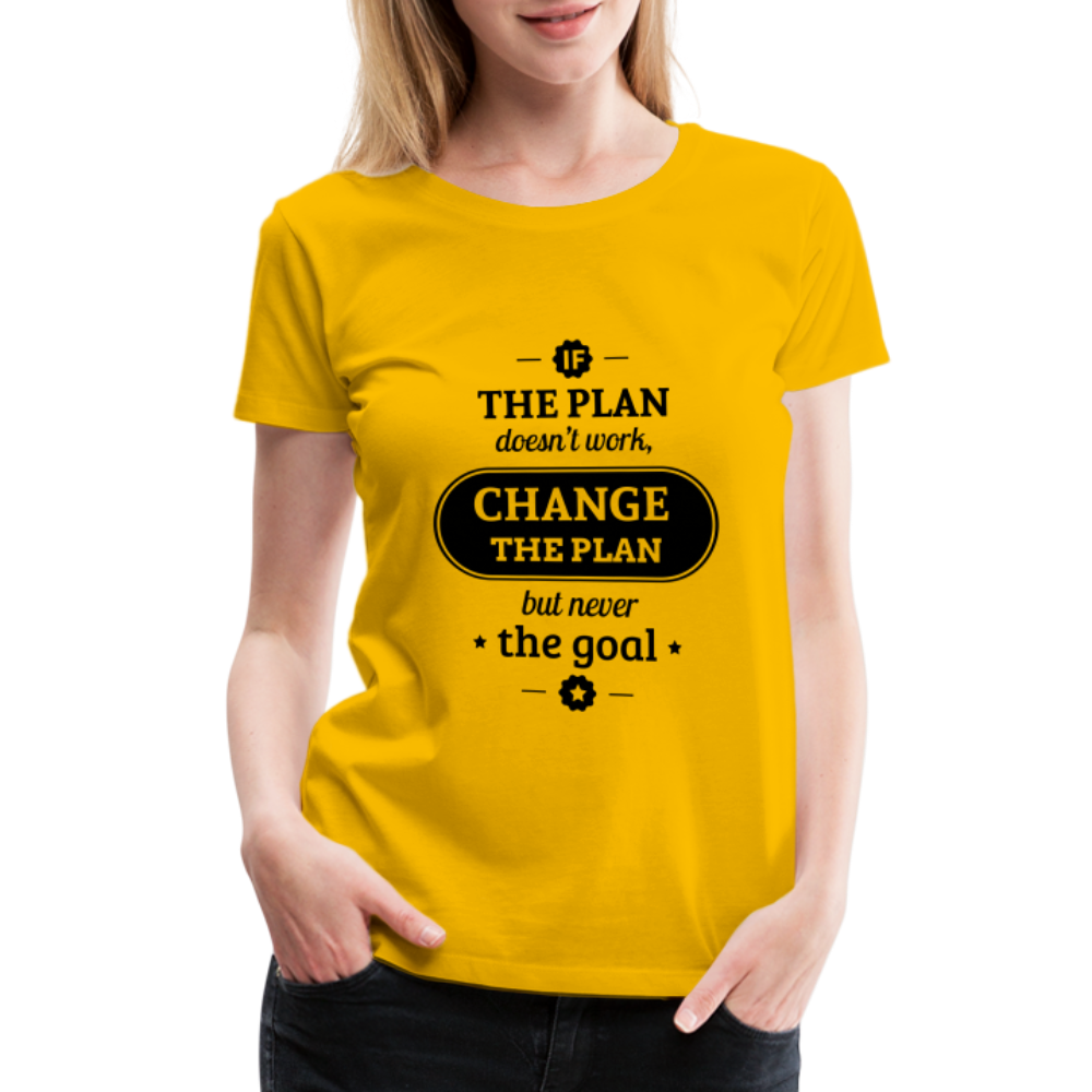 Women’s If the Plan - sun yellow