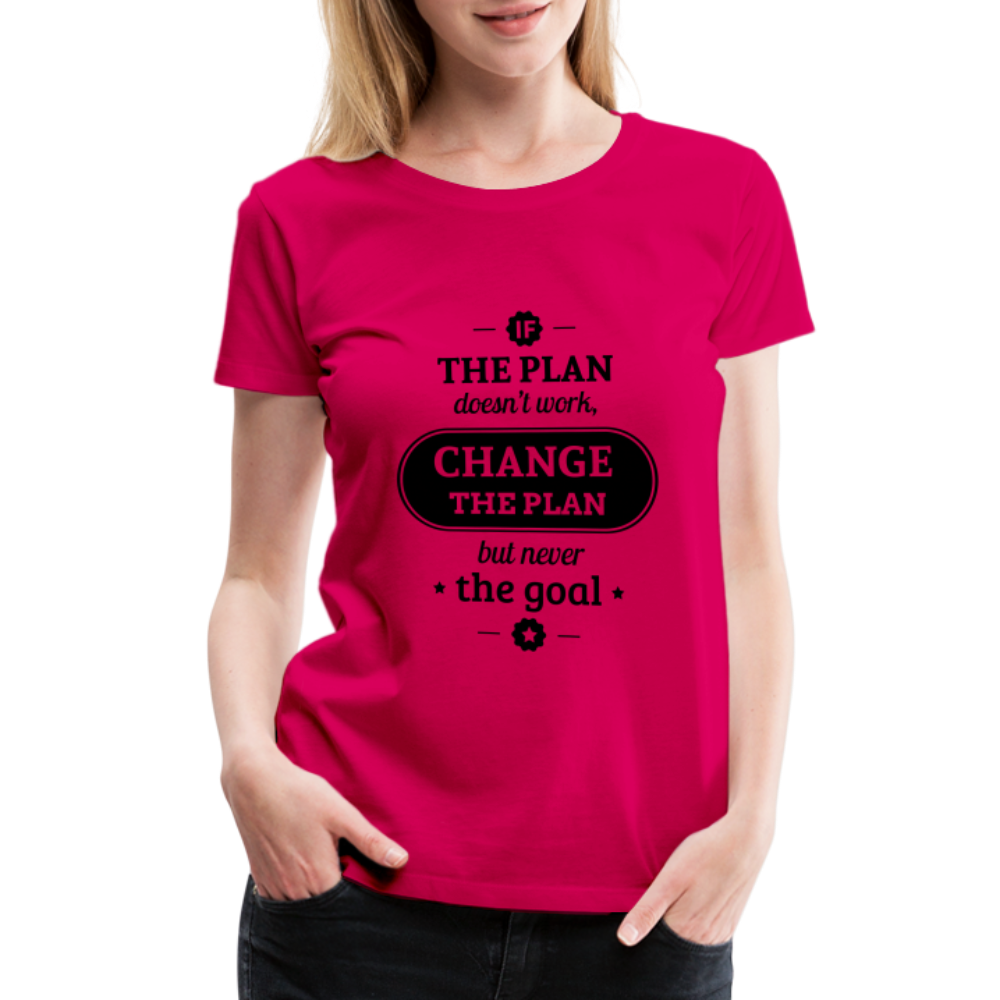 Women’s If the Plan - dark pink