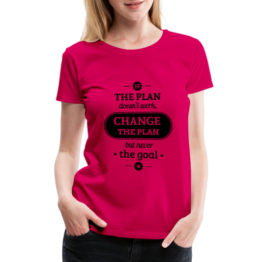 Women’s If the Plan - dark pink