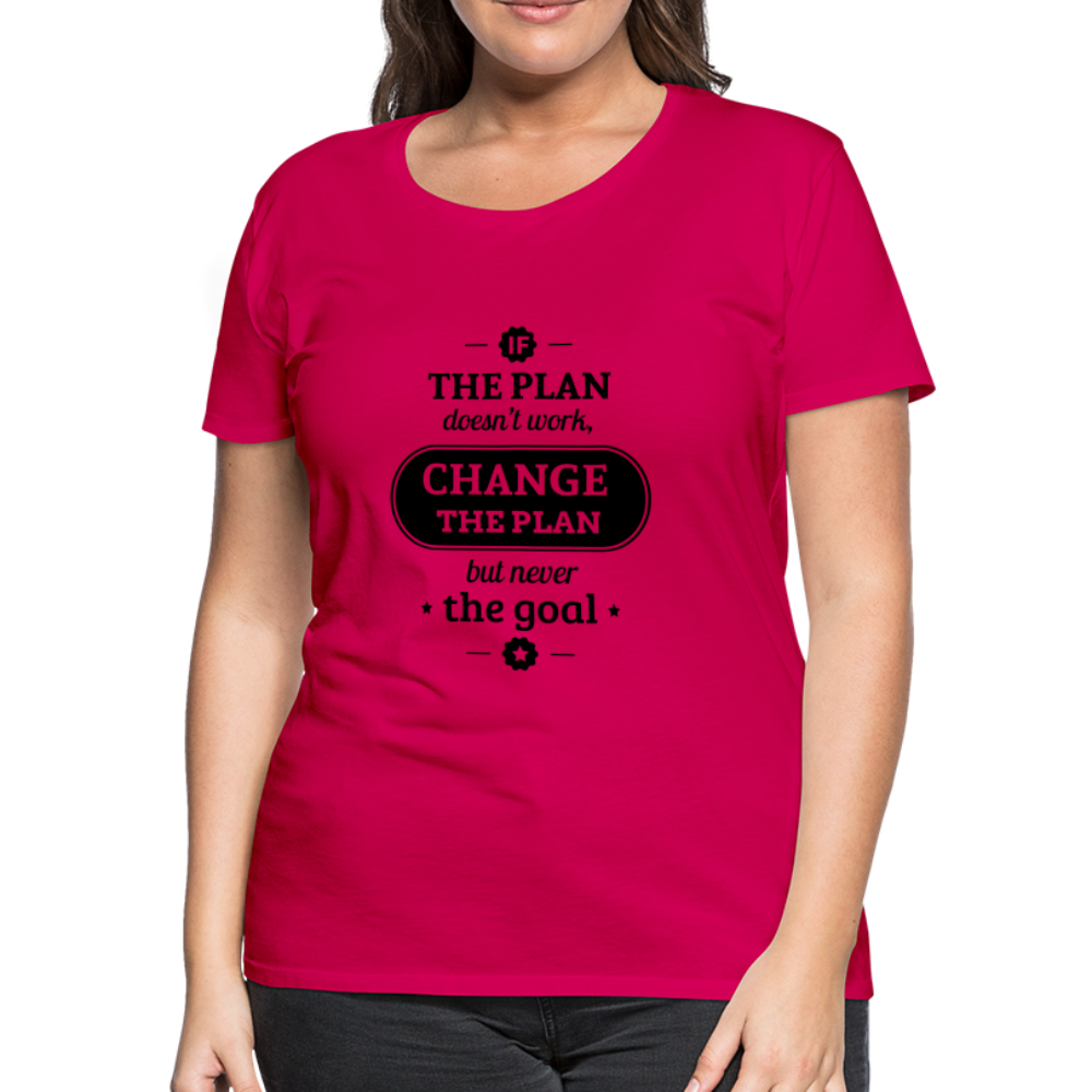 Women’s If the Plan - dark pink
