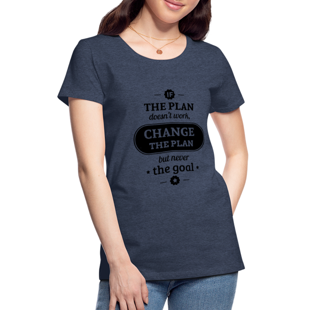 Women’s If the Plan - heather blue
