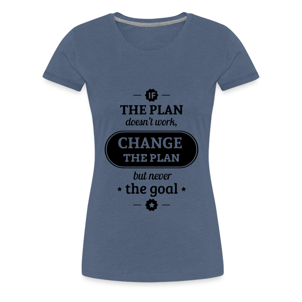 Women’s If the Plan - heather blue