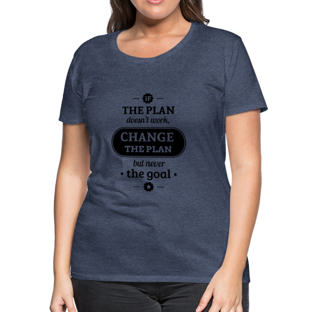 Women’s If the Plan - heather blue