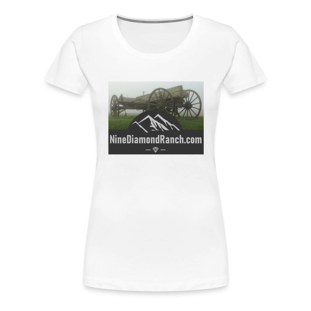 Women’s Nine Diamond Ranch com - white