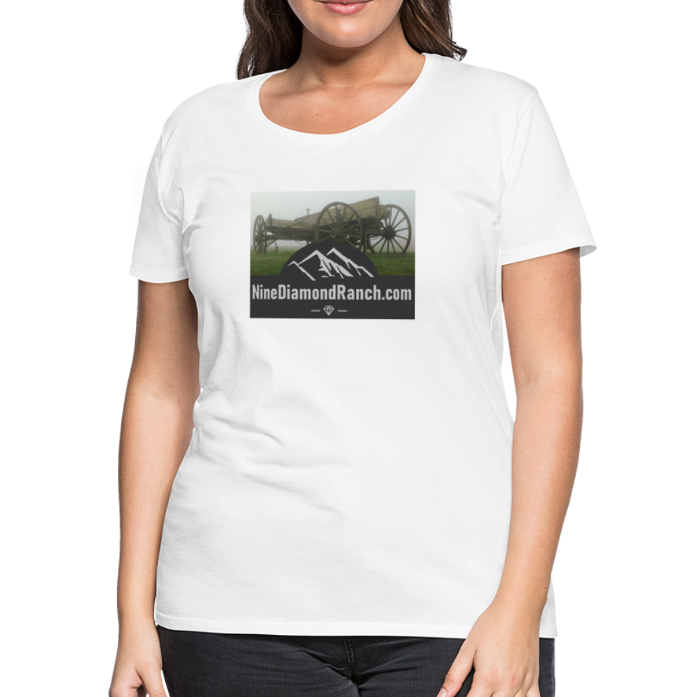 Women’s Nine Diamond Ranch com - white